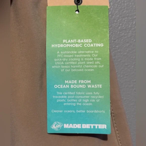 NWT Boys Quiksilver Khaki Amphibian Walkshorts - Picture 5 of 11